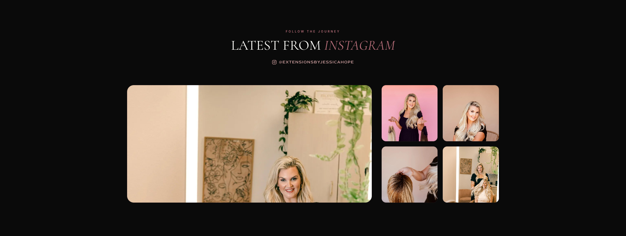 Latest from Instagram feed integration